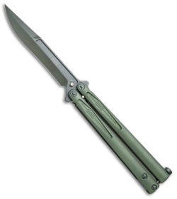 Microtech Tachyon III Balisong Butterfly OD Green (4.5" OD Green) 173-1GR