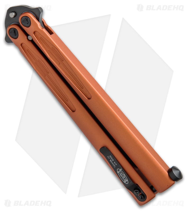 Microtech Tachyon III Balisong Butterfly (Orange) | Blade HQ