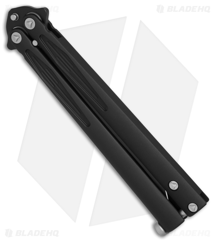Microtech Tachyon III Balisong Butterfly Knife (4.5" Black) 173-1