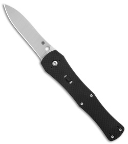 Spyderco Janich JaniSong Filipino Balisong Knife Black G-10 (3.25&quot; Satin S30V) | 223418