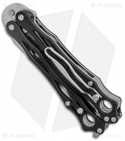Spyderco SmallFly 2 Balisong Butterfly Knife | Black G-10 + S30V