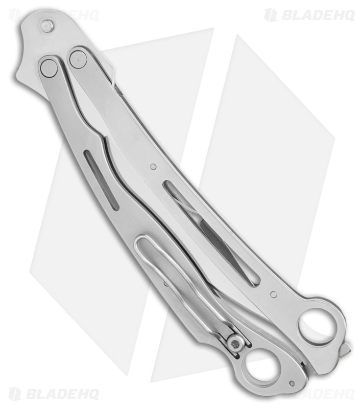 Spyderco Szabofly Butterfly Knife Bali Flipper Aluminum (4.2" Satin)106mm B03P