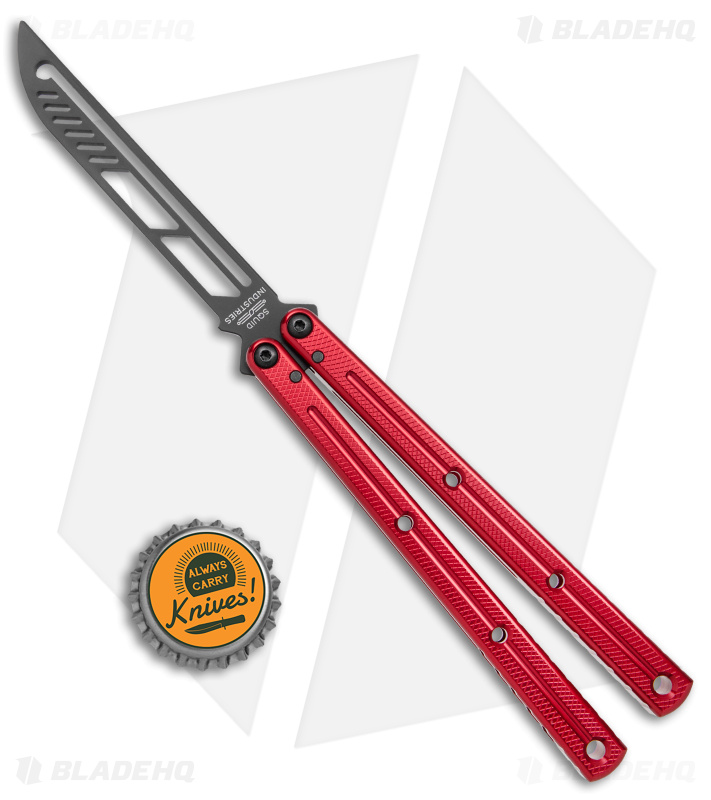 Squid Industries クラーケンV2.5ダブルトーンブルー Squid Industries Krake Raken V2.5 - Balisong Knife | Mythril