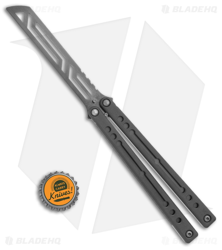 Squid Industries Nautilus Balisong Trainer Black - Blade HQ
