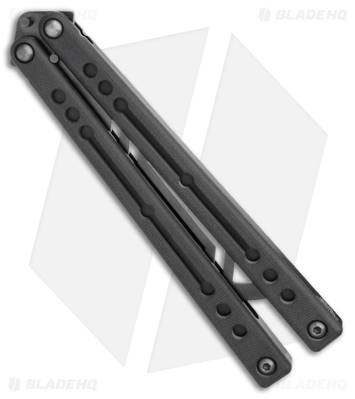 Squid Industries Nautilus Balisong Trainer Black - Blade HQ