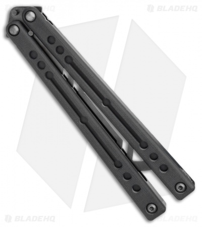 Squid Industries Nautilus Butterfly Balisong Trainer V2 (Black DLC)