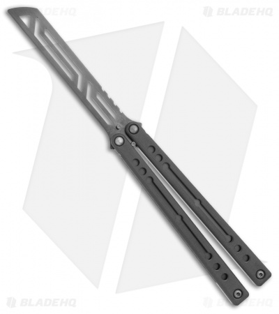 Squid Industries Nautilus Balisong Trainer Black - Blade HQ