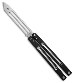 Squid Industries Squidtrainer V4 Butterfly Balisong Trainer Dual-Tone Black (SW)