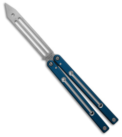 Squid Industries Squidtrainer V4 Butterfly Balisong Trainer Dual-Tone Blue (SW)