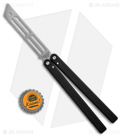 Squid Industries Triton V2 Butterfly Balisong Trainer Black (4.3