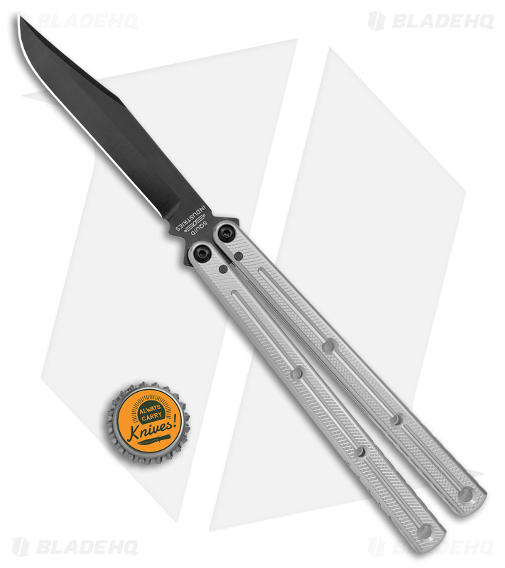Squid Indust. Krake Raken V2.5 Bali Knife Silver - Blade HQ