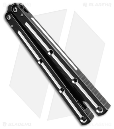 Squid Industries Krake Raken V3 Bowie Balisong Knife Dual-Tone (4.5" Inked)