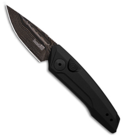 Kershaw Launch 9 Automatic Knife Black (1.8" Damascus) 7250DAM