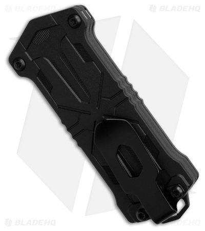 Kershaw Jen Anso Kapsule Manual Sliding Button Lock OTF Knife (1.9"Black SW)