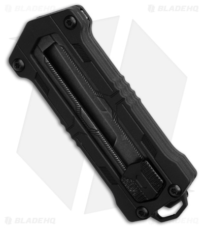 Kershaw Jen Anso Kapsule Manual Sliding Button Lock OTF Knife (1.9"Black SW)