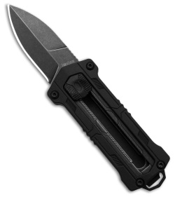 Kershaw Jen Anso Kapsule Manual Sliding Button Lock OTF Knife (1.9"Black SW)