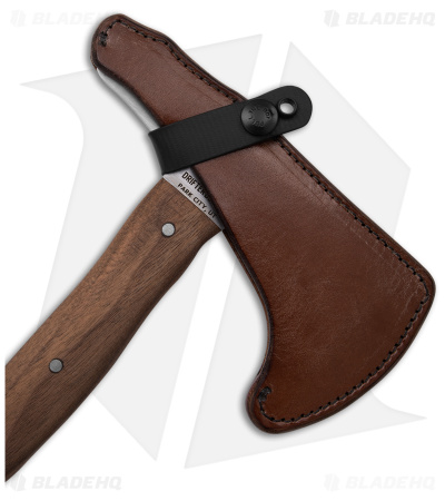 Drifter Blades Satin Finish Scout Tomahawk - Walnut w/ Titanium Pins