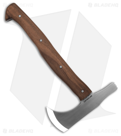 Drifter Blades Satin Finish Scout Tomahawk - Walnut w/ Titanium Pins