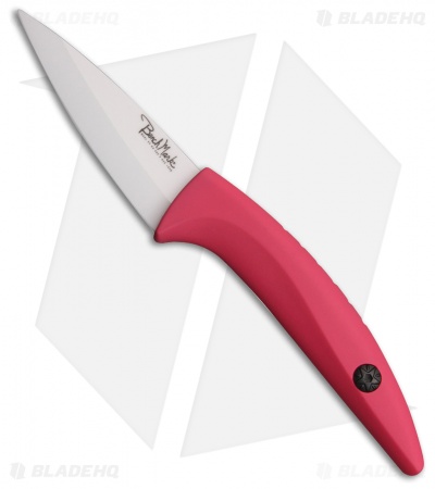 Benchmark Ceramic Paring Knife Pink Rubber (4" Plain)