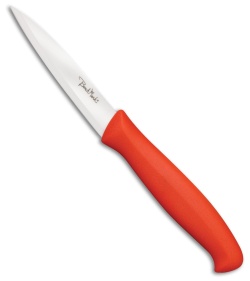 Benchmark Ceramic Tomato Knife red Polymer (3.5" Full Serrated)