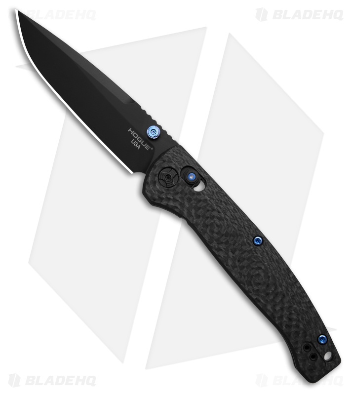 Hogue Knives Collector Series Mysto ABLE Lock Knife CF (3.4" Black MagnaCut)