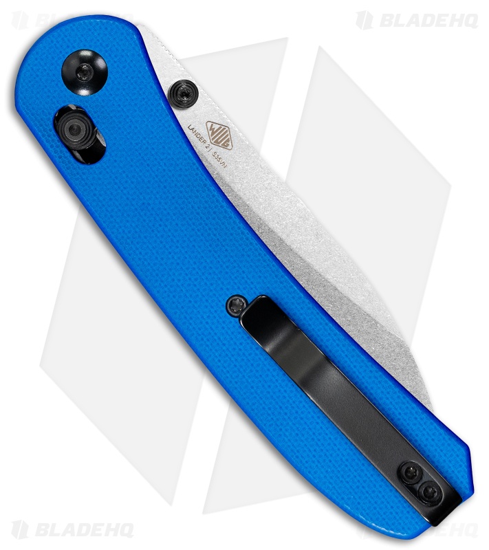 KNAFS Lander 2 Knife Blue G-10 (3.25