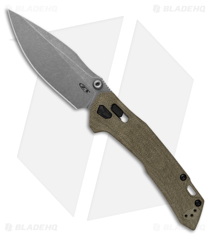 Zero Tolerance 0203 DuraLock Knife Green Micarta (4" SW M390) 0203M390