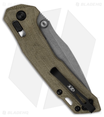 Zero Tolerance 0203 DuraLock Knife Green Micarta (4" SW M390) 0203M390