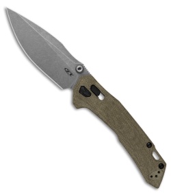 Zero Tolerance 0203 DuraLock Knife Green Micarta (4" SW M390) 0203M390
