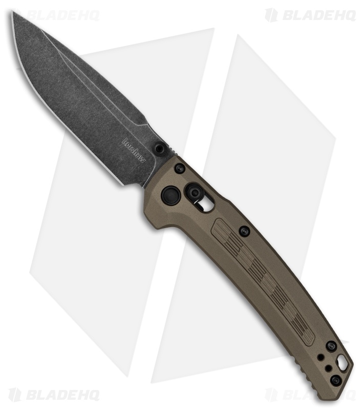 Kershaw Continental DuraLock Knife FDE Aluminum (3.35" Blackwash)