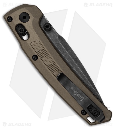 Kershaw Continental DuraLock Knife FDE Aluminum (3.35" Blackwash)
