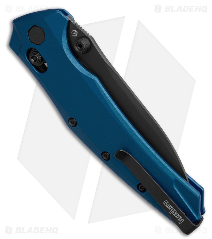 Kershaw Bareknuckle DL Crossbar Lock Knife Blue (3.5" Blue) 6777NBBLK