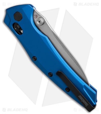Kershaw Bareknuckle DL Crossbar Lock Knife Blue (3.5" Stonewash) 6777NBSW