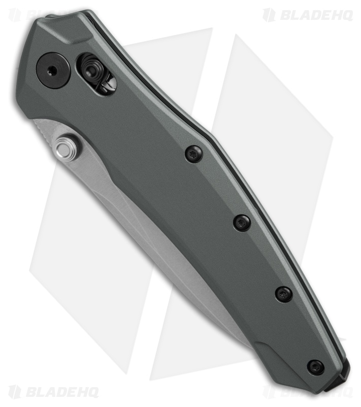 Kershaw Bareknuckle DL Crossbar Lock Knife Gray (3.5" Stonewash) 6777GRYSW