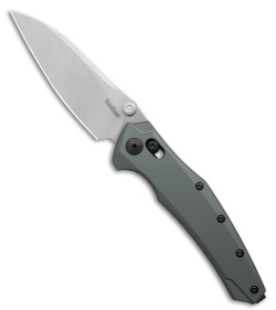 Kershaw Bareknuckle DL Crossbar Lock Knife Gray (3.5" Stonewash) 6777GRYSW