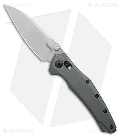 Kershaw Bareknuckle DL Crossbar Lock Knife Gray (3.5" Stonewash) 6777GRYSW
