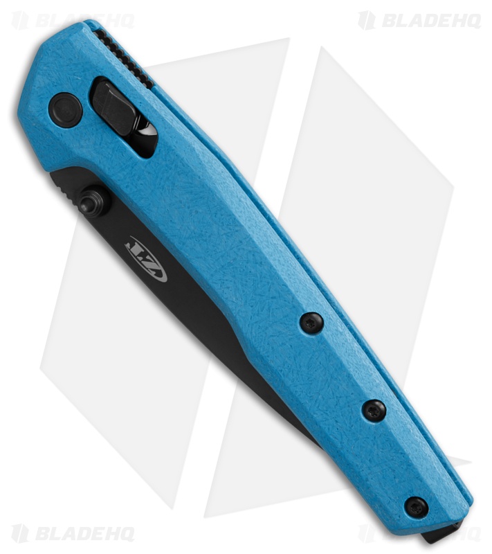 Zero Tolerance 0117 DuraLock Knife Blue Glass Fiber (3.3" Black MagnaCut)