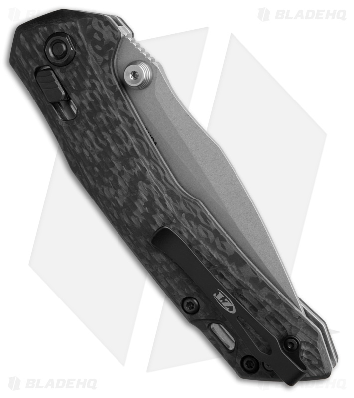 Zero Tolerance 203 Knife Black Carbon Fiber Working