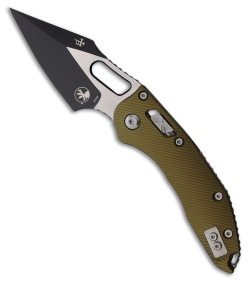Microtech Stitch Ram-Lok Knife Fluted OD Green Aluminum (3.7" Two-Tone)