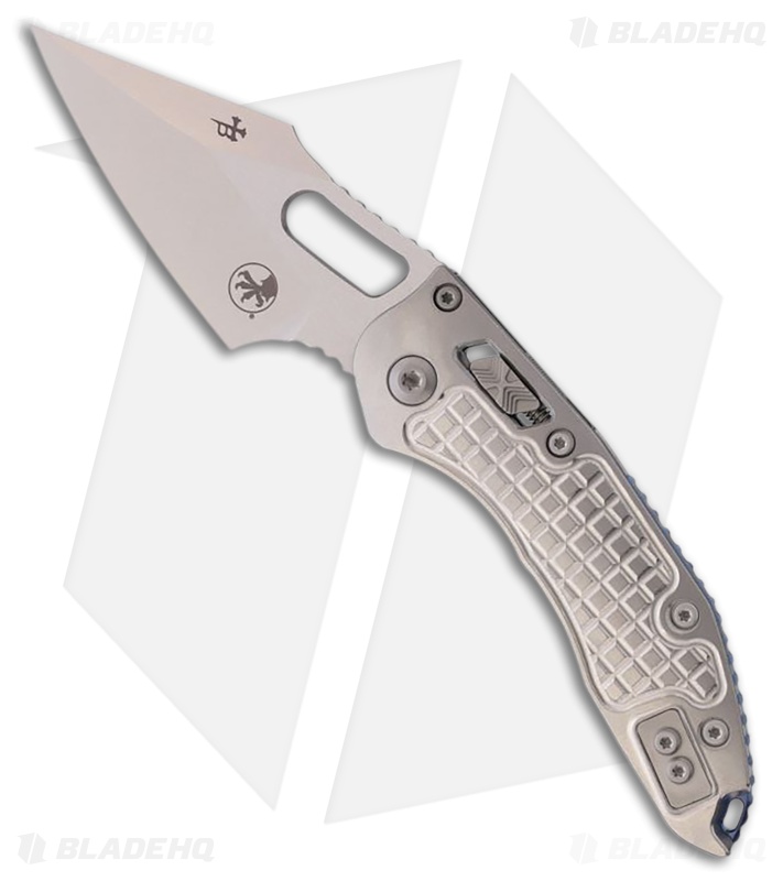 Microtech Stitch Marfione Select Knife Frag Ti/Blue Backspacer SW