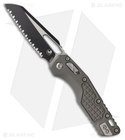 Microtech MSI Ram-Lok Knife Natural Clear Frag Aluminum (3.9" Two-Tone FS)