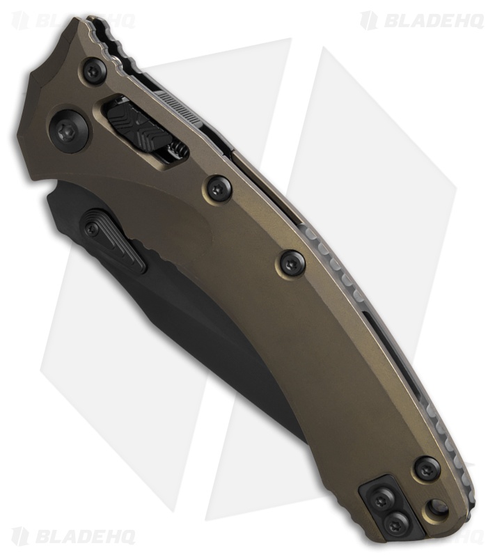 Marfione Custom Amphibian Ram-Lok  Bronze Frag Titanium + Black Accents (4" Blk