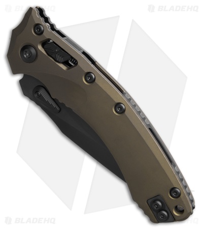 Marfione Custom Amphibian Ram-Lok  Bronze Frag Titanium + Black Accents (4" Blk