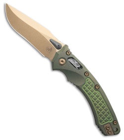 Marfione Custom Amphibian Ram-Lok  Green Frag Titanium + Bronze Accents  (4" SW)