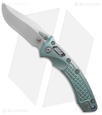 Marfione Custom Amphibian Ram-Lok  Ice Blue Frag Titanium + Blue Accents (4" SW)