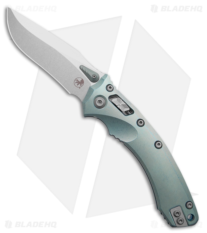 Marfione Custom Amphibian Ram-Lok Ice Blue Titanium + Blue Accents  (4" SW)