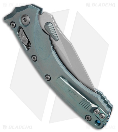 Marfione Custom Amphibian Ram-Lok Ice Blue Titanium + Blue Accents  (4" SW)