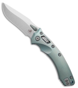 Marfione Custom Amphibian Ram-Lok Ice Blue Titanium + Blue Accents  (4" SW)