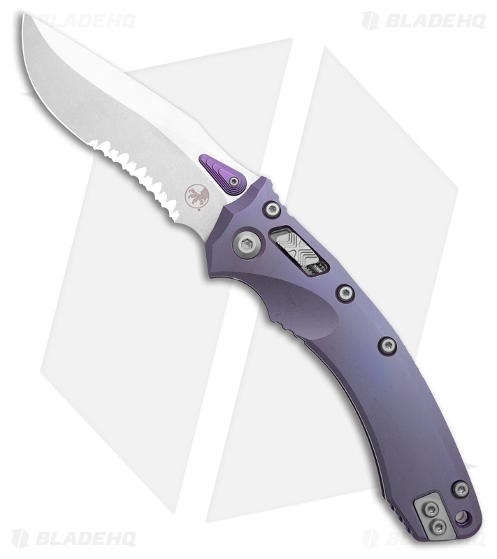 Marfione Custom Amphibian Ram-Lok Purple Titanium + Purple Accents (4" Serr SW)