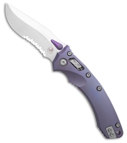 Marfione Custom Amphibian Ram-Lok Purple Titanium + Purple Accents  (4" Serr SW)
